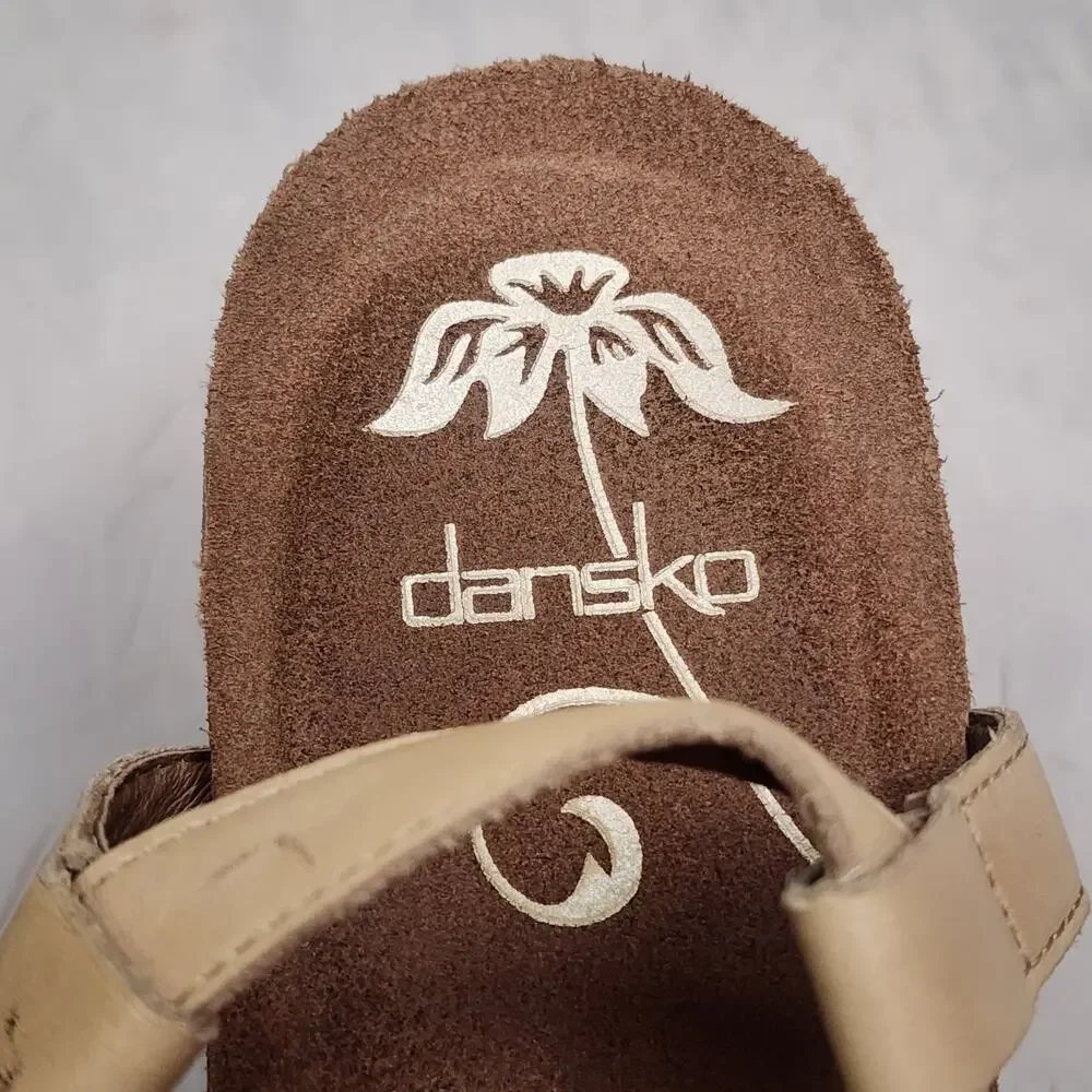 Dansko Womens Frida Wedge Platform Sandals Size 10.5-11 US 41 Heel Ankle Strap - Picture 8 of 9